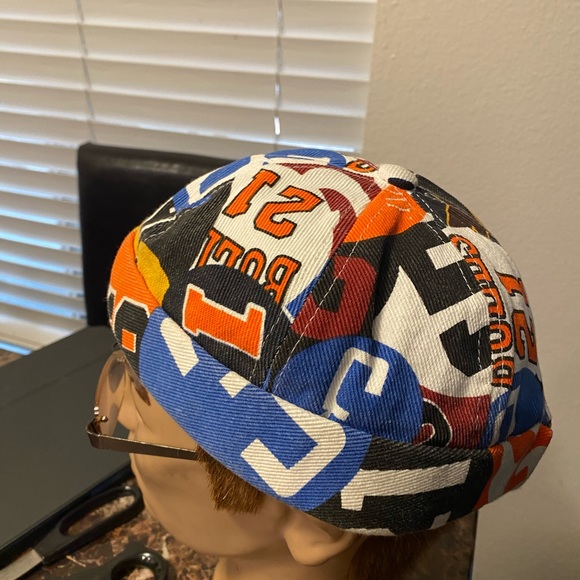 Fashion Style Men’s Multicolor Canvas Hat Size One - Picture 4 of 12